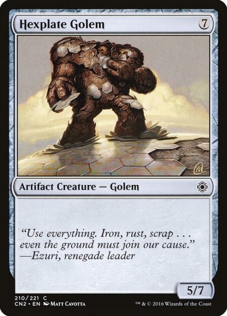 Hexplate Golem -