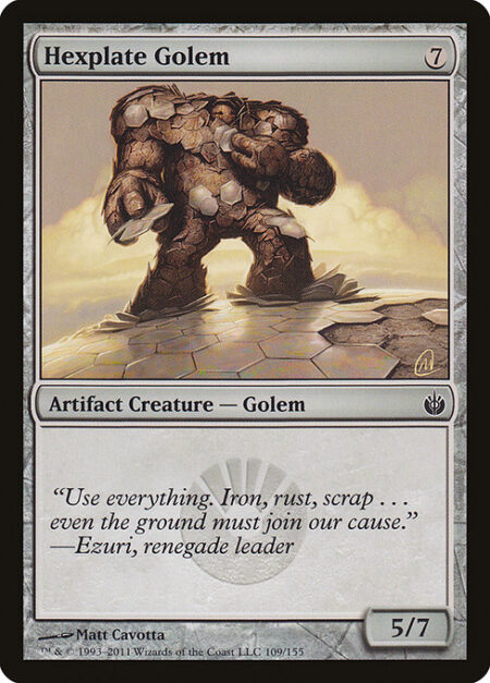 Hexplate Golem -