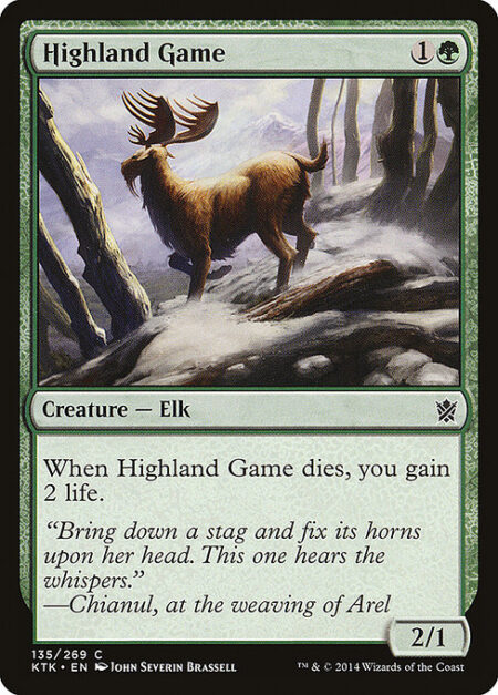 Highland Game - When Highland Game dies