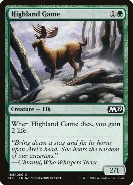 Highland Game - When Highland Game dies