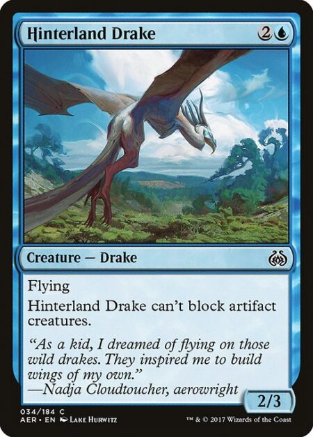 Hinterland Drake - Flying