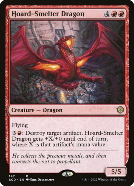 Hoard-Smelter Dragon - Flying