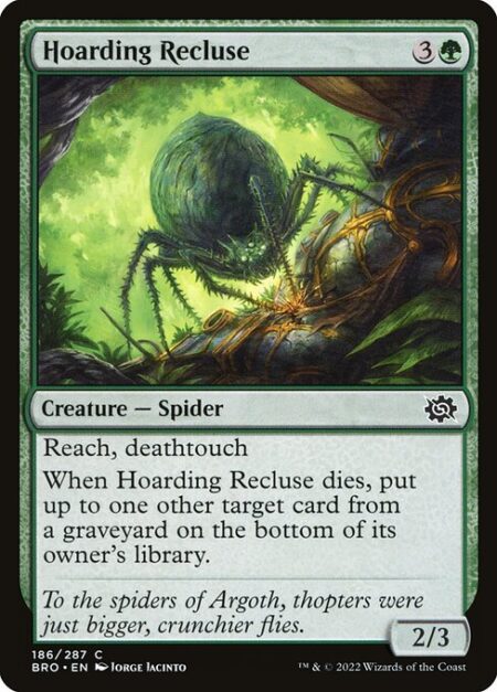 Hoarding Recluse - Reach