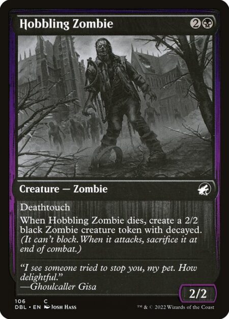 Hobbling Zombie - Deathtouch