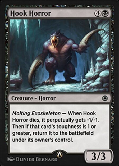 Hook Horror - Molting Exoskeleton — When Hook Horror dies