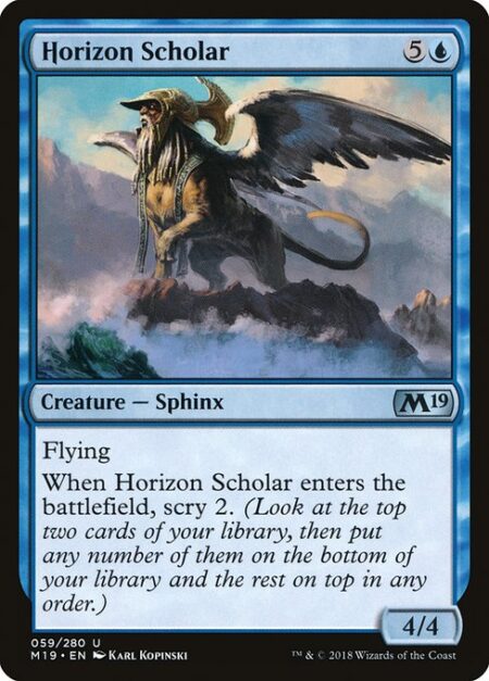 Horizon Scholar - Flying