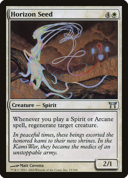 Horizon Seed - Whenever you cast a Spirit or Arcane spell