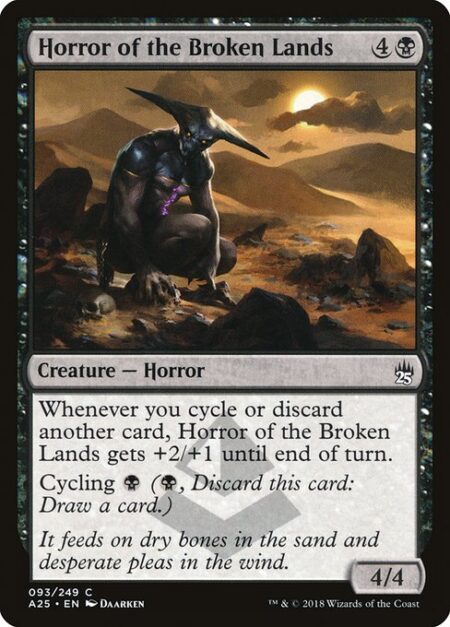 Horror of the Broken Lands - Whenever you cycle or discard another card