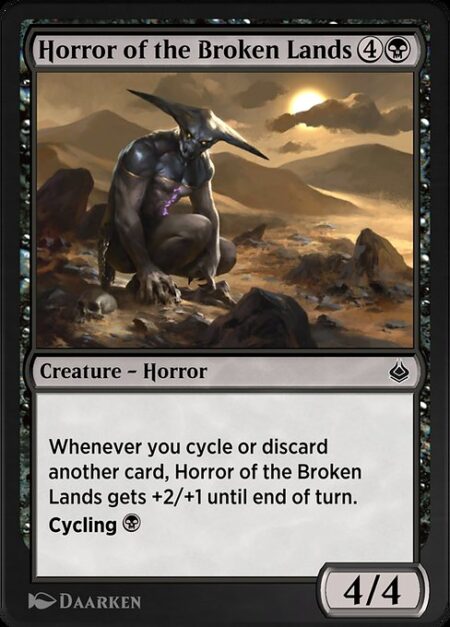 Horror of the Broken Lands - Whenever you cycle or discard another card