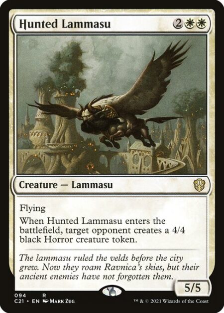 Hunted Lammasu - Flying