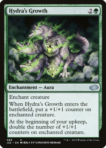 Hydra's Growth - Enchant creature