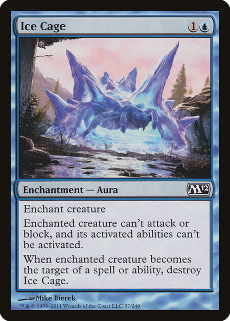 Ice Cage - Enchant creature