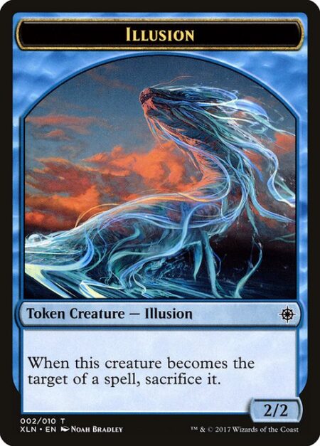 Illusion - When this creature becomes the target of a spell