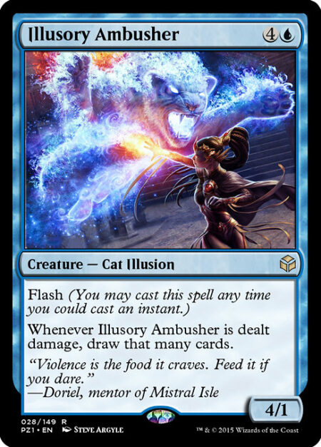 Illusory Ambusher - Flash (You may cast this spell any time you could cast an instant.)