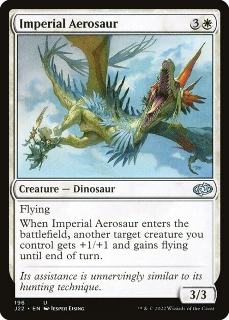 Imperial Aerosaur - Flying