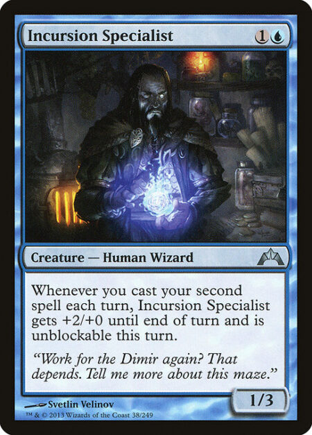 Incursion Specialist - Whenever you cast your second spell each turn