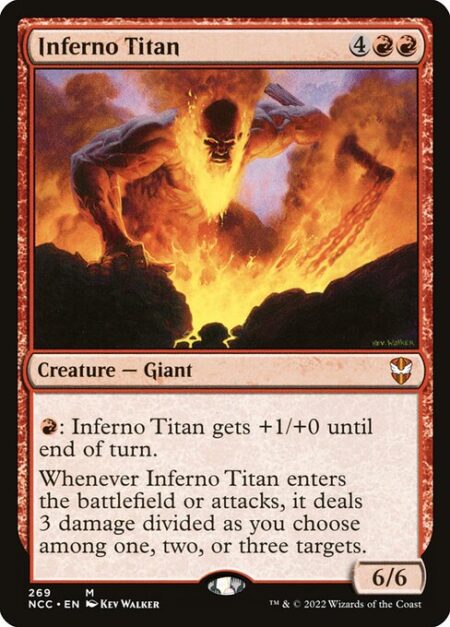 Inferno Titan - {R}: Inferno Titan gets +1/+0 until end of turn.