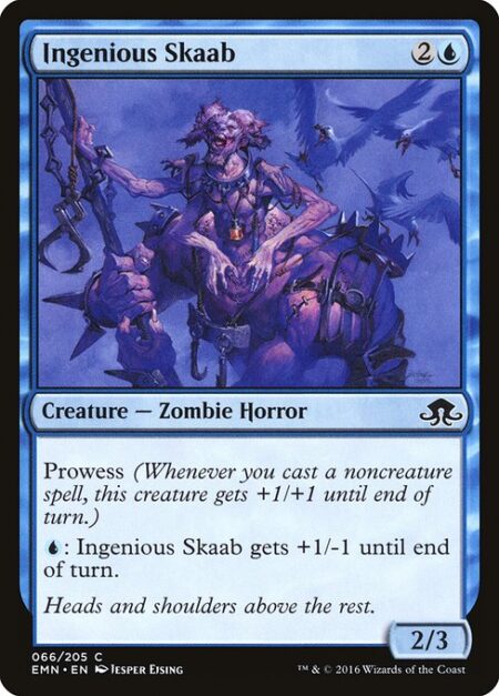 Ingenious Skaab - Prowess (Whenever you cast a noncreature spell