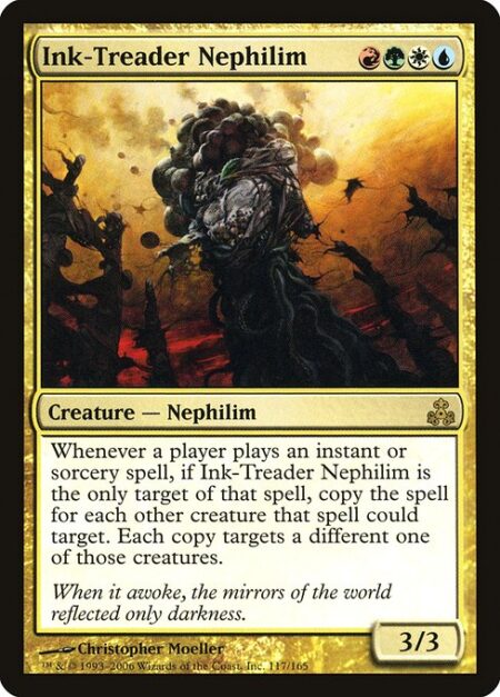 Ink-Treader Nephilim - Whenever a player casts an instant or sorcery spell