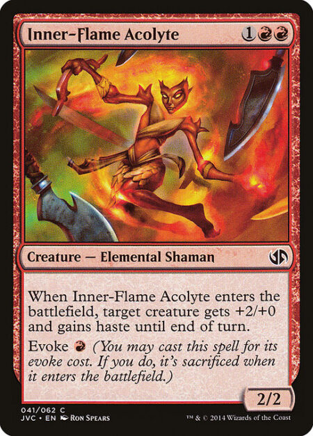 Inner-Flame Acolyte - When Inner-Flame Acolyte enters the battlefield