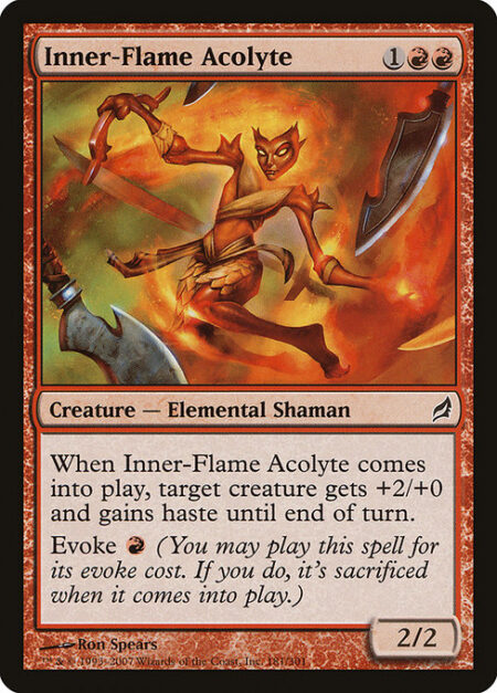 Inner-Flame Acolyte - When Inner-Flame Acolyte enters