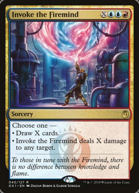 Invoke the Firemind - Choose one —