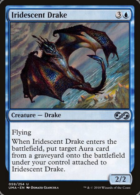 Iridescent Drake - Flying