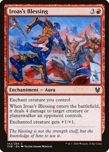 Iroas's Blessing - Enchant creature you control