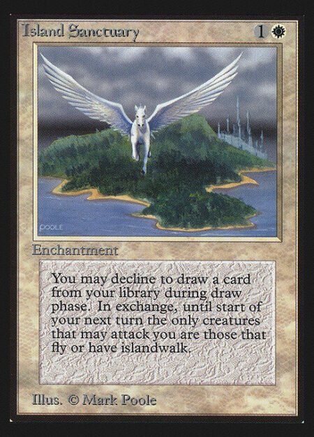 Island Sanctuary - If you would draw a card during your draw step