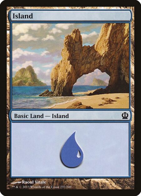 Island - ({T}: Add {U}.)