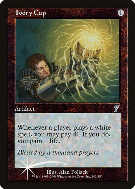 Ivory Cup - Whenever a player casts a white spell