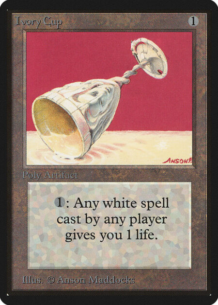 Ivory Cup - Whenever a player casts a white spell