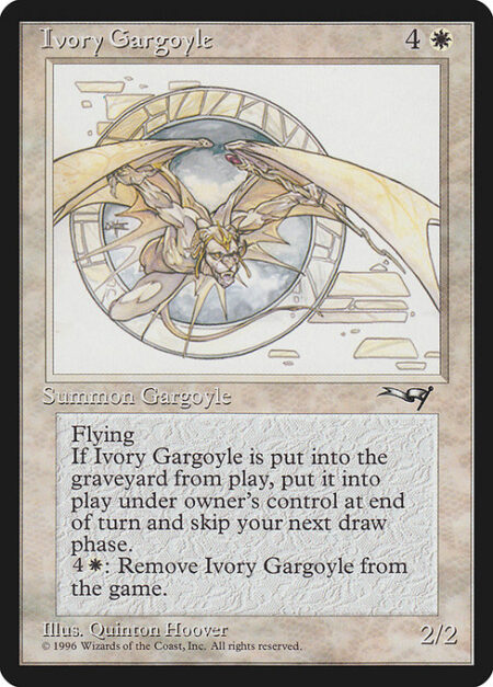 Ivory Gargoyle - Flying