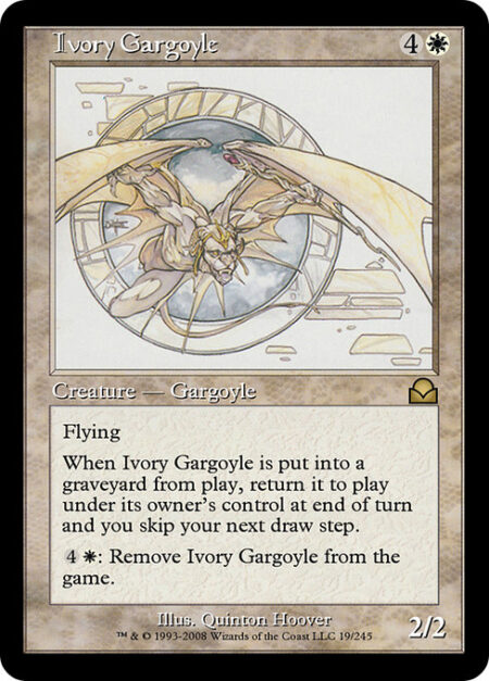 Ivory Gargoyle - Flying