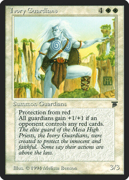 Ivory Guardians - Protection from red