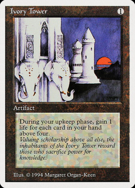 Ivory Tower - At the beginning of your upkeep