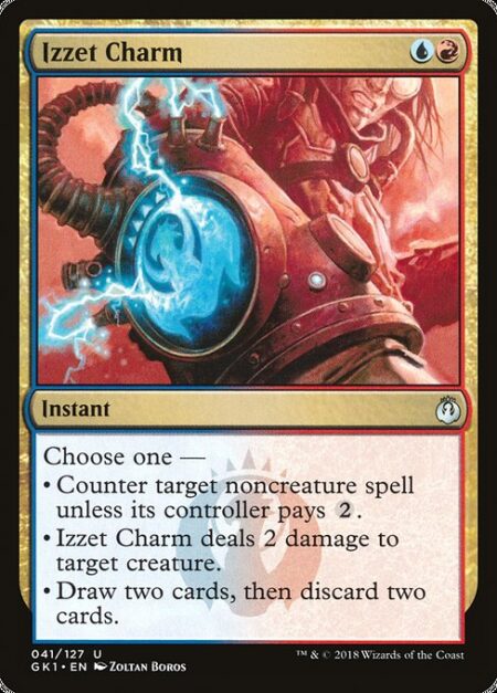 Izzet Charm - Choose one —