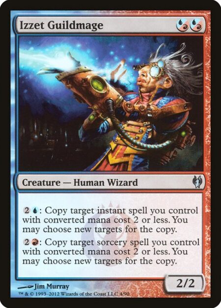 Izzet Guildmage - ({U/R} can be paid with either {U} or {R}.)