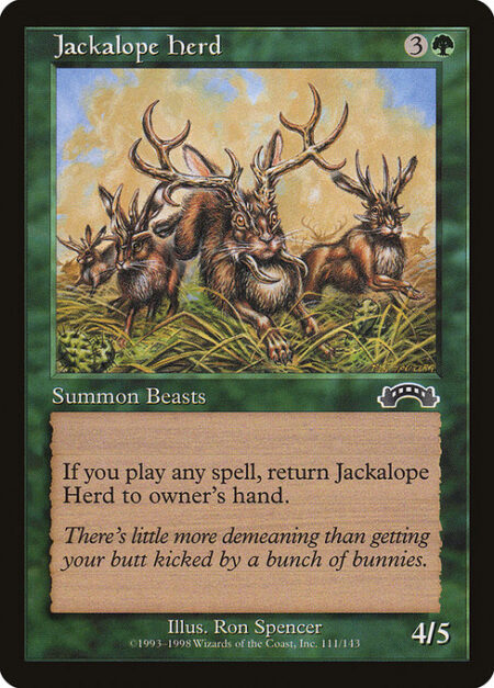 Jackalope Herd - When you cast a spell
