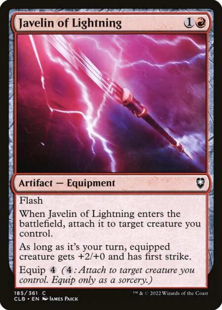 Javelin of Lightning - Flash