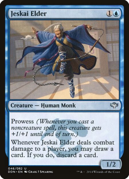 Jeskai Elder - Prowess (Whenever you cast a noncreature spell