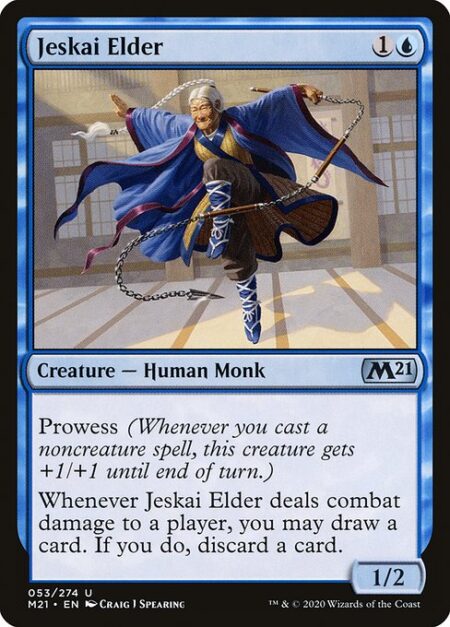 Jeskai Elder - Prowess (Whenever you cast a noncreature spell