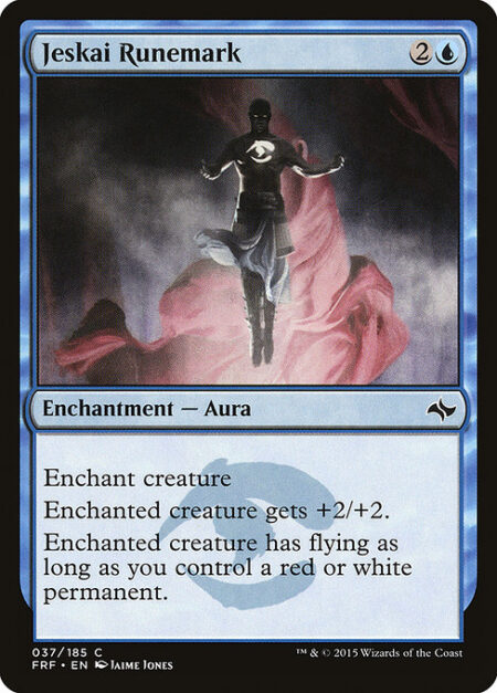 Jeskai Runemark - Enchant creature