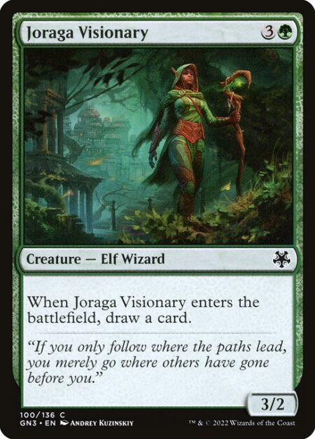 Joraga Visionary - When Joraga Visionary enters the battlefield