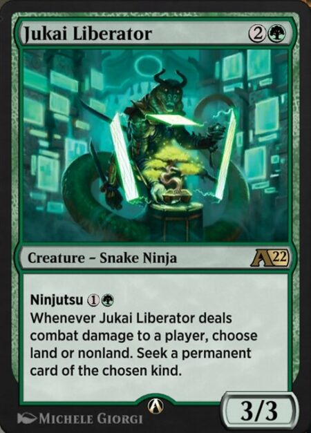 Jukai Liberator - Ninjutsu {1}{G} ({1}{G}