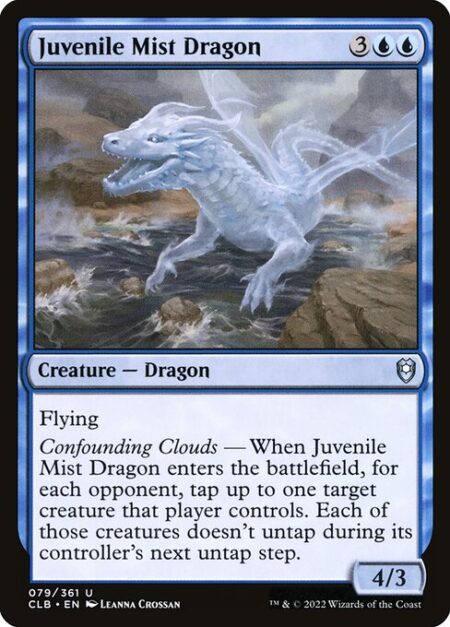 Juvenile Mist Dragon - Flying