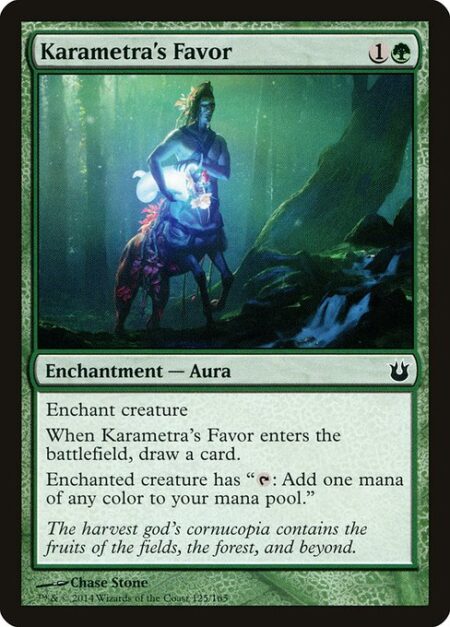 Karametra's Favor - Enchant creature