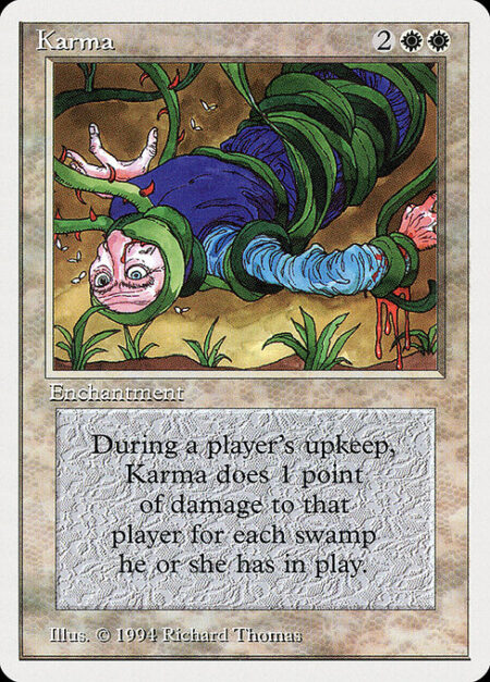 Karma - At the beginning of each player's upkeep