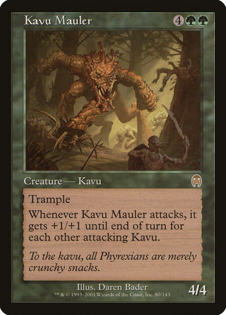 Kavu Mauler - Trample