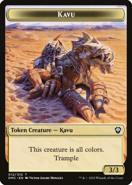 Kavu - This creature is all colors.